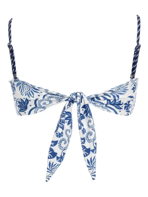 Agua Bendita bikini con estampado batik