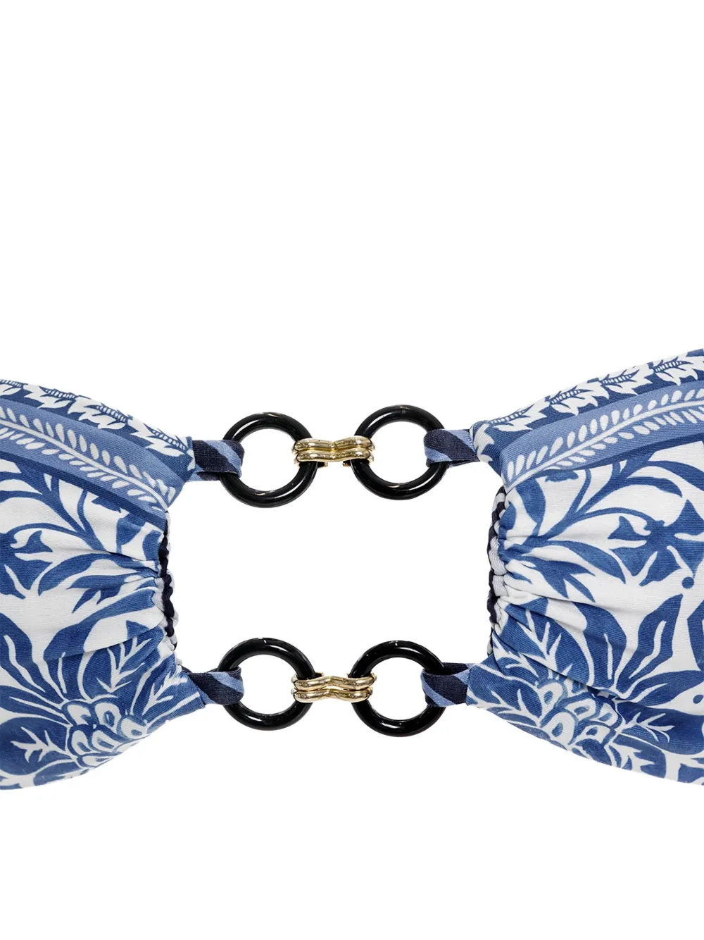 Agua Bendita Batik-print Bikini In Blue