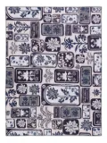 Agua Bendita Bou Batik beach towel - White