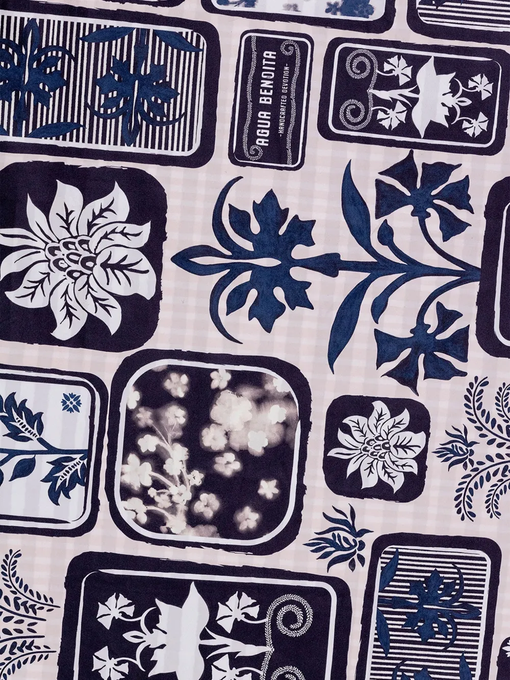 Agua Bendita Bou Batik Beach Towel In Multi