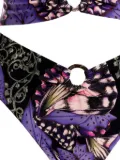 Agua Bendita Conga butterfly-print swimsuit - Purple