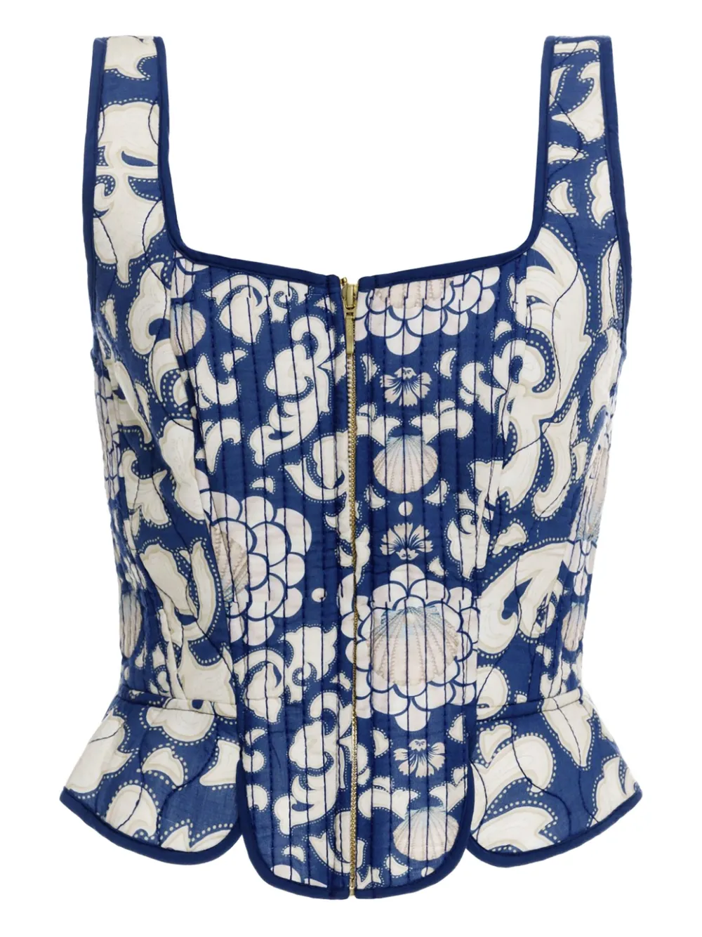 Agua Bendita Top Sinclair Sereia - Bianco