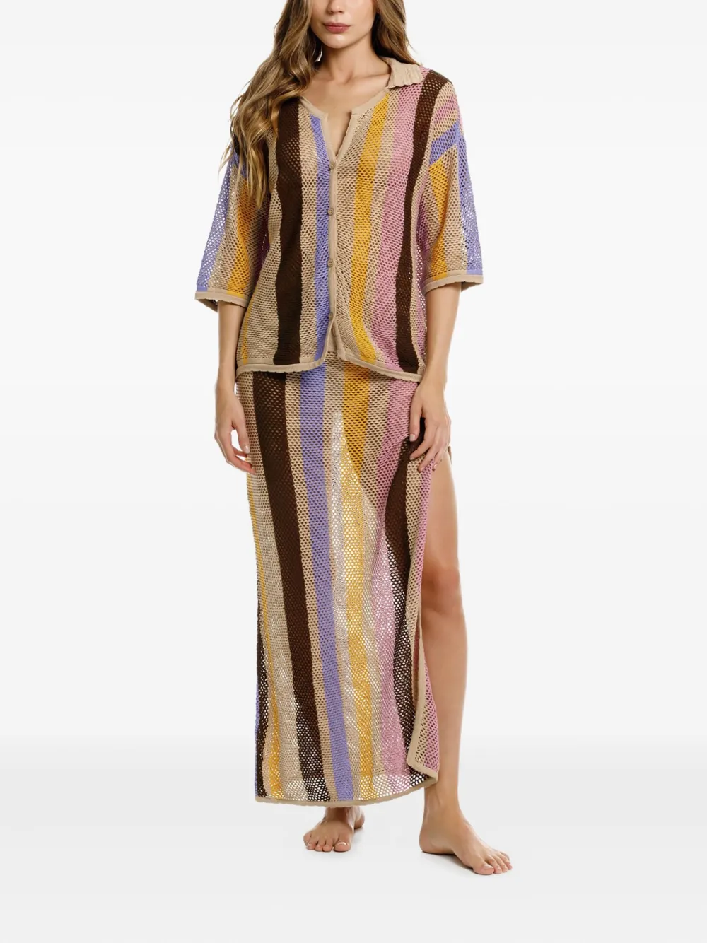 Stripe Cotton Shirt