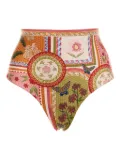 Agua Bendita Alicia Fiore bikini bottoms - Red