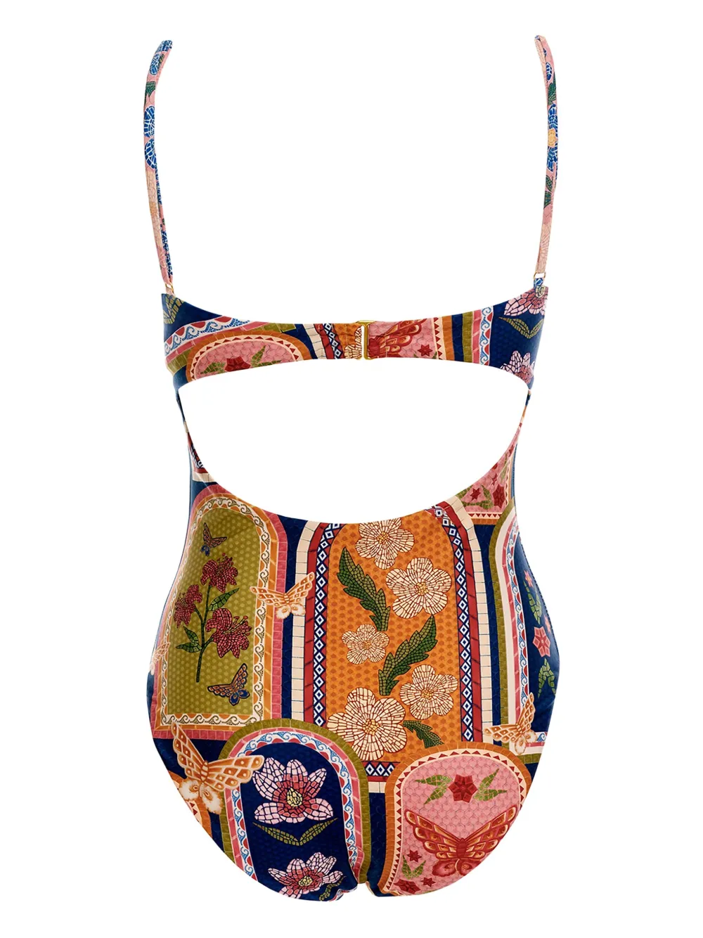 Agua Bendita Petra Fiore Swimsuit In Multi