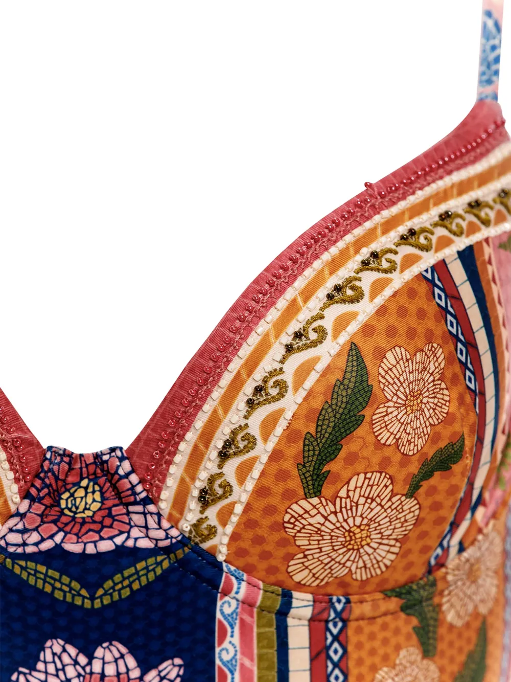 Agua Bendita Petra Fiore Swimsuit In Multi