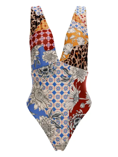 Agua Bendita Tulipa Quilt swimsuit