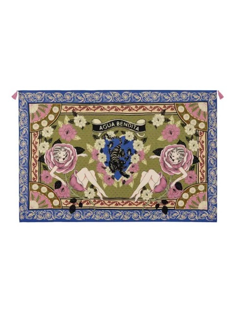 Agua Bendita Marine Matches beach cover-up