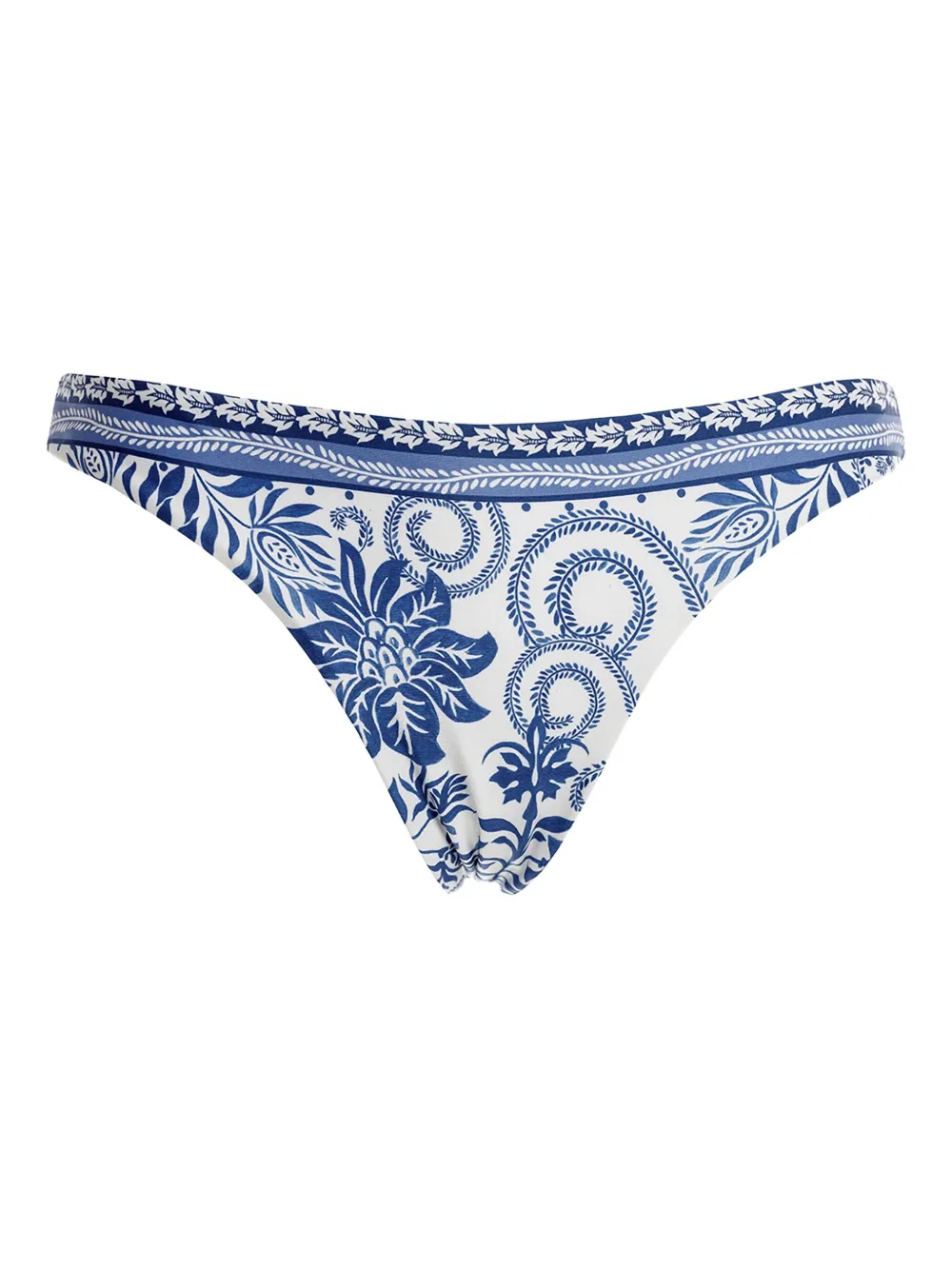 Agua Bendita Ilu Batik bikini bottoms | White | Image 1
