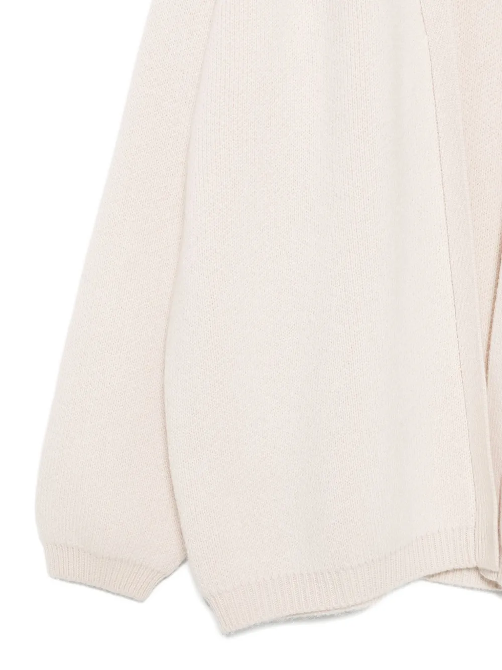 Liska Balloon-sleeve Cardigan In Neutral