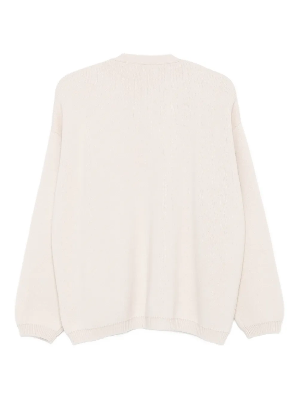 Liska Balloon-sleeve Cardigan In Neutral