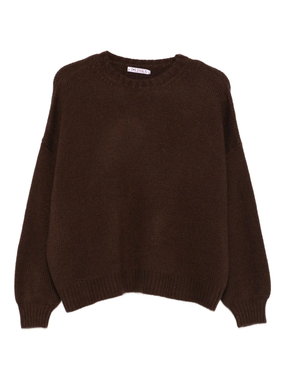 Liska Sandra crew-neck sweater | Brown | Image 1