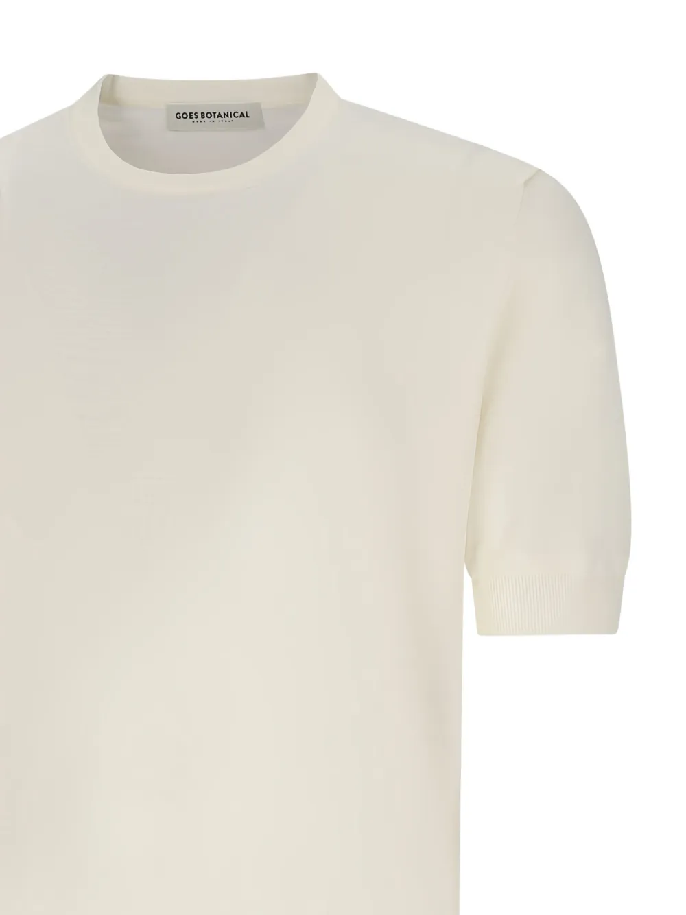 GOES BOTANICAL T-shirt met ronde hals Wit