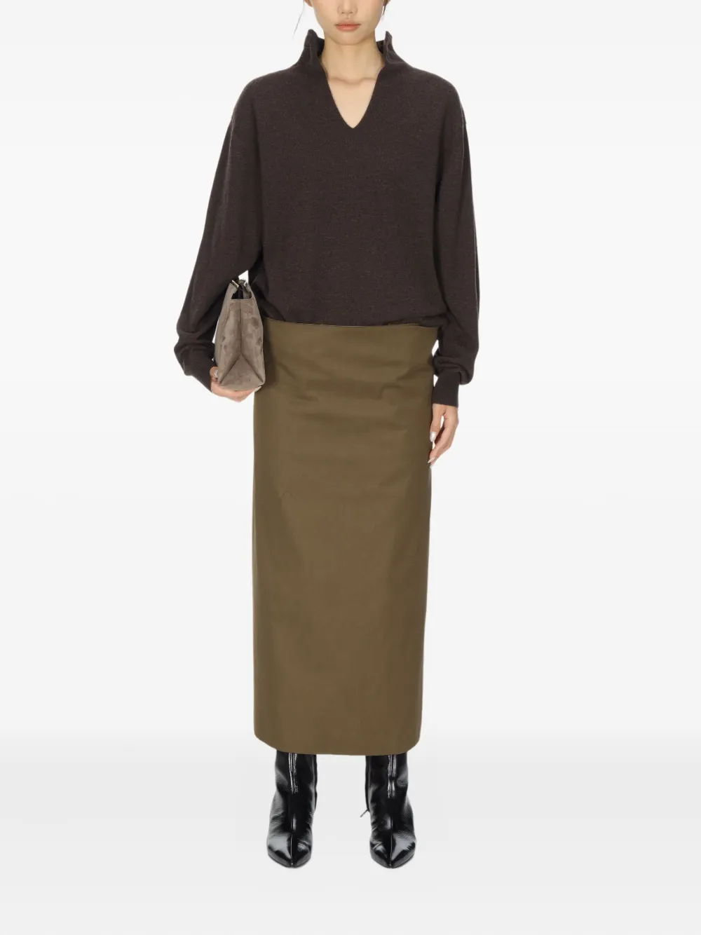 Carven Suéter de cashmere gola V | Suéter | Image 2