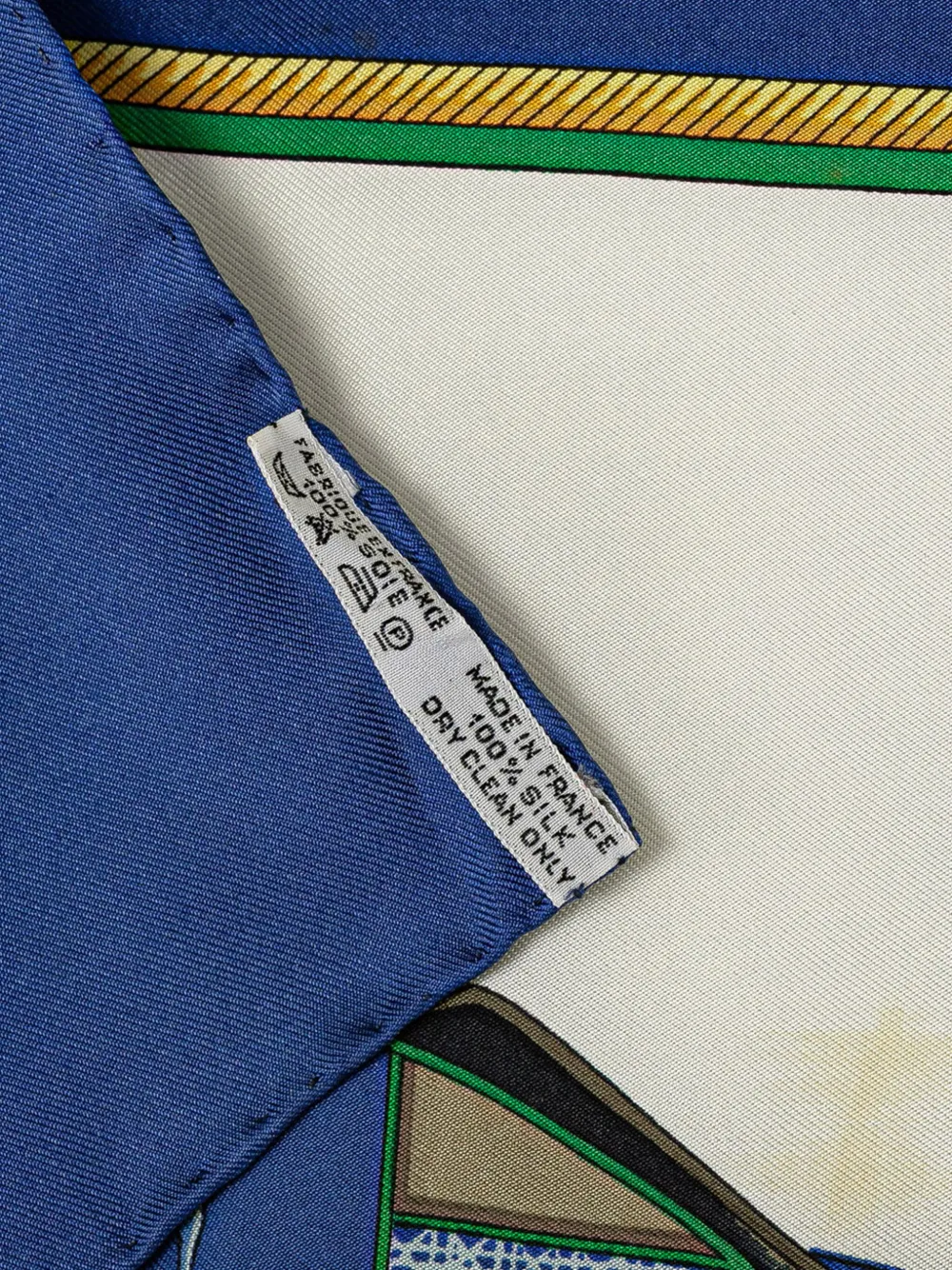 Pre-owned Hermes 20th Century Les Voitures A Transformation Silk Scarf Scarves In Multi