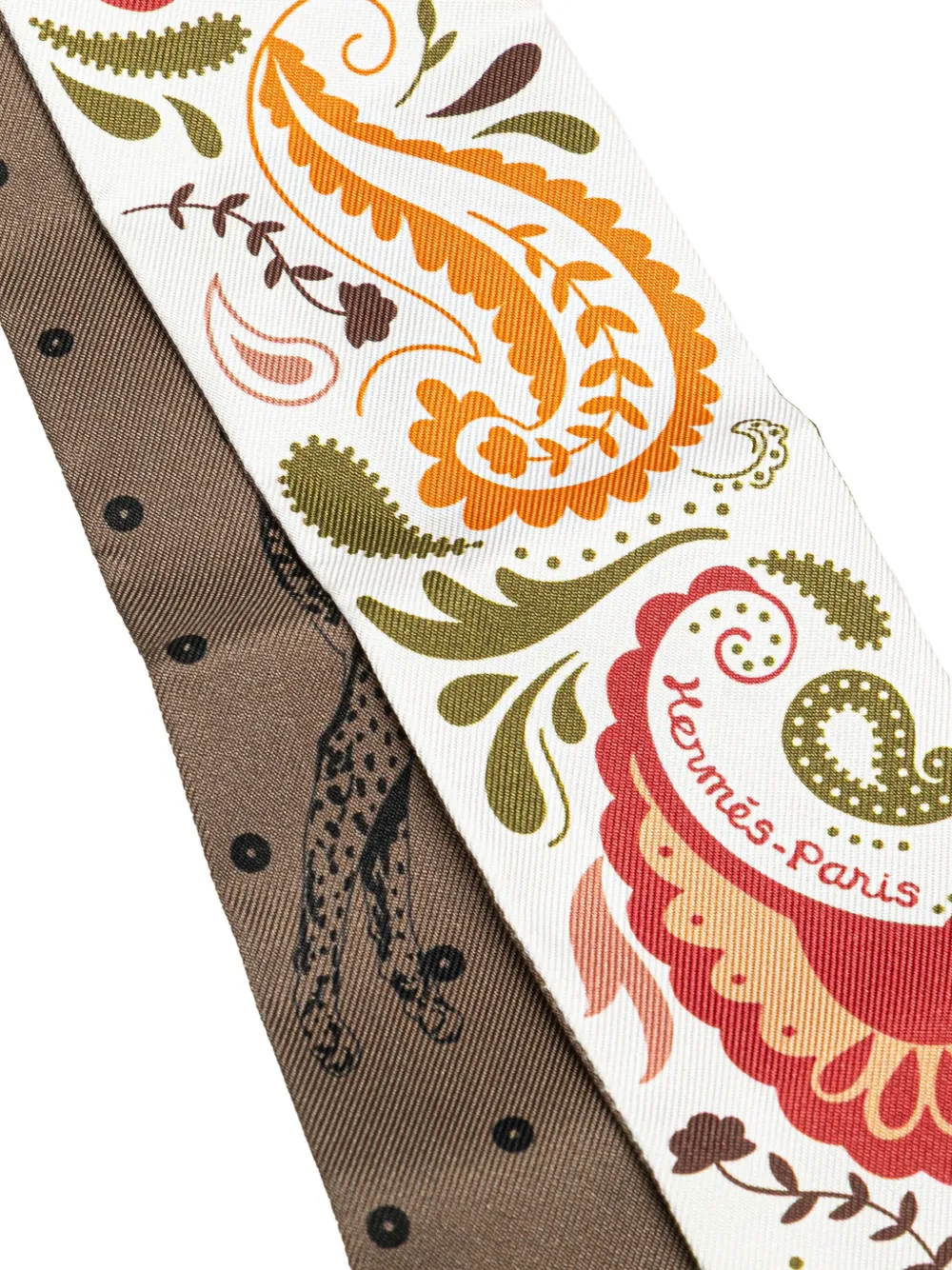 Hermès Pre-Owned 20th Century Guepards Silk Twilly Scarf scarves | Image 2