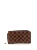 Louis Vuitton Pre-Owned 2013 Damier Ebene Zippy Wallet long wallets - Brown