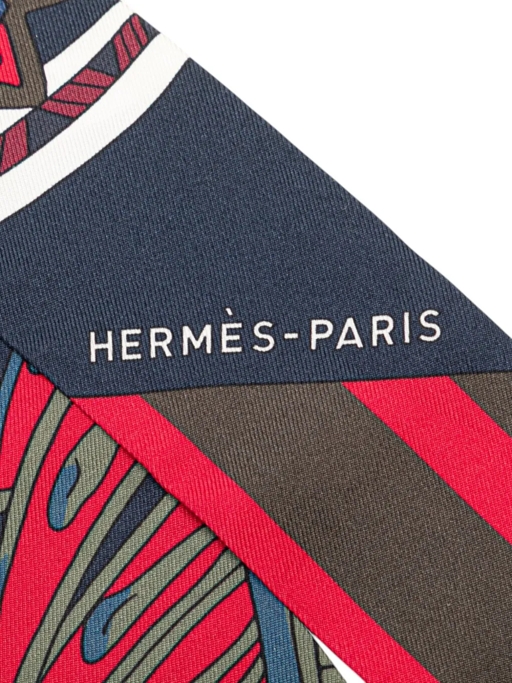 Hermès Pre-Owned 20th Century Le Jardin De La Maharani Silk Twilly Scarf scarves | Image 2