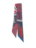 Hermès Pre-Owned 20th Century Le Jardin De La Maharani Silk Twilly Scarf scarves - Multicolour