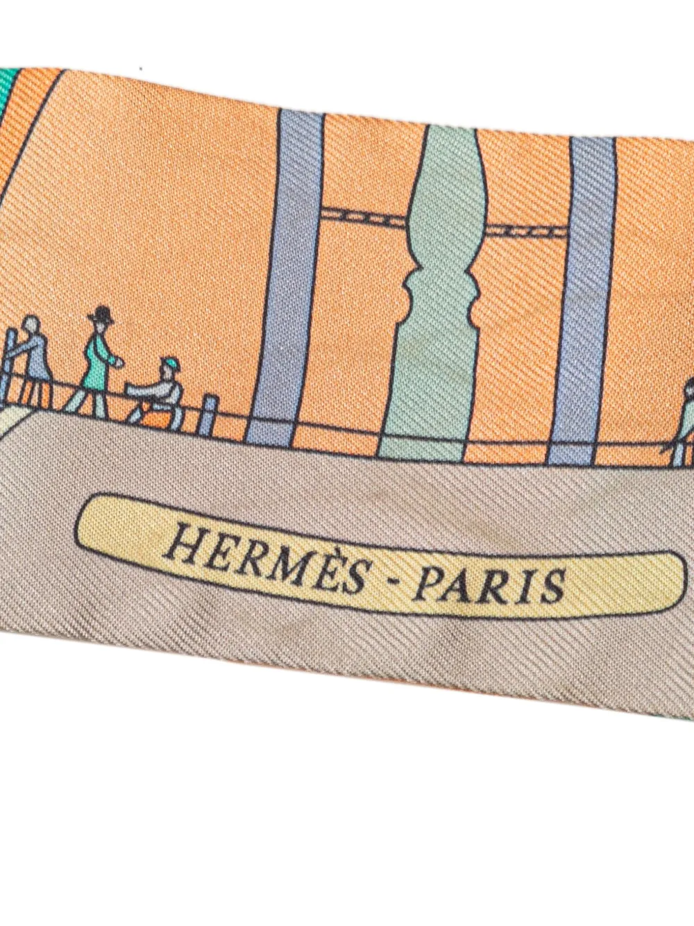 Hermès Pre-Owned 20th Century Les Folies Du Ciel Silk Twilly Scarf scarves | Image 2