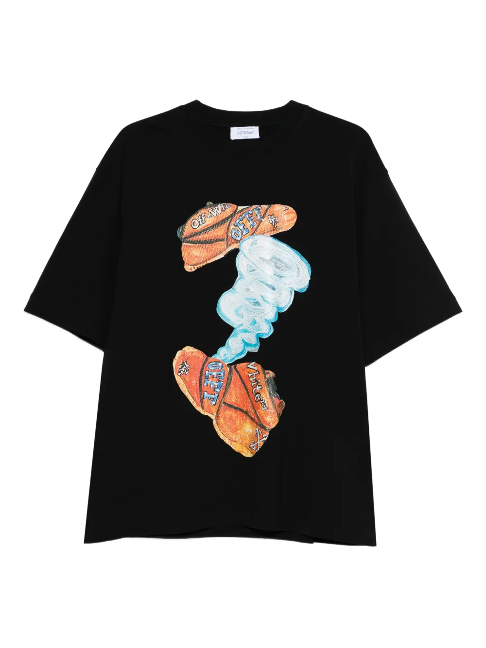 Off-White graphic-print T-shirt - ブラック Off-White graphic-print T-shirt - ブラック