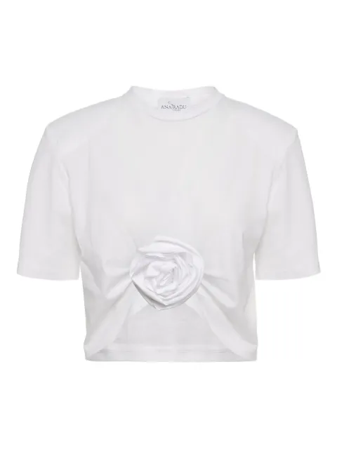 Ana Radu rose-embellished top