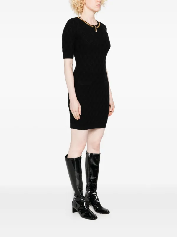 Elisabetta Franchi チェーントリム ドレス | ブラック | FARFETCH JP