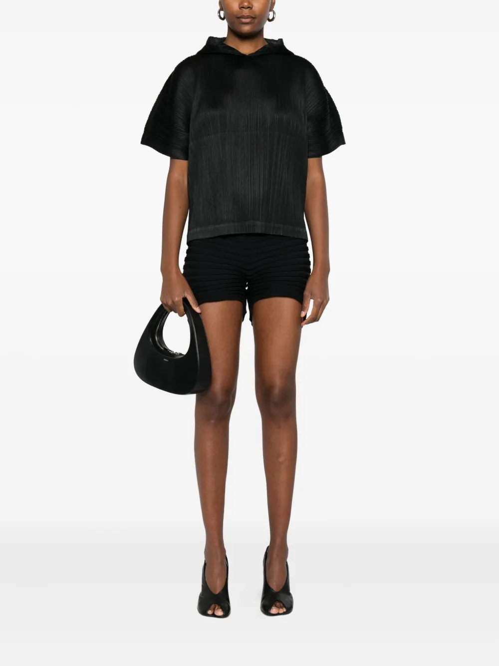 Pleats Please Issey Miyake pleated hooded T-shirt | T-Shirts & Jersey Shirts | Image 2
