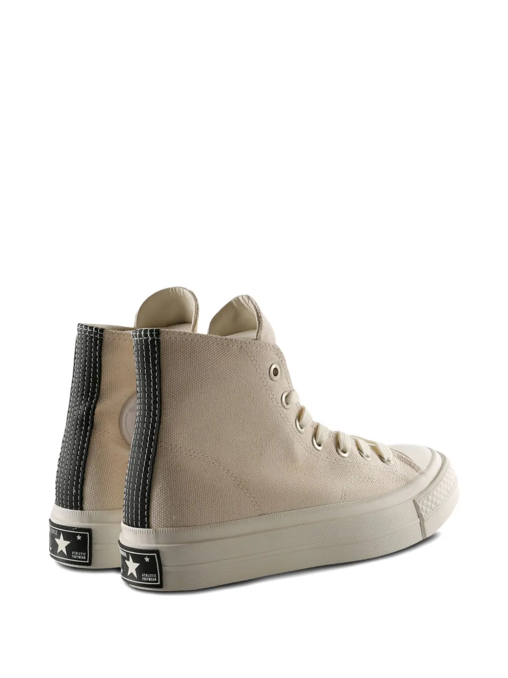 Converse star-patch high-top sneakers Neutrals
