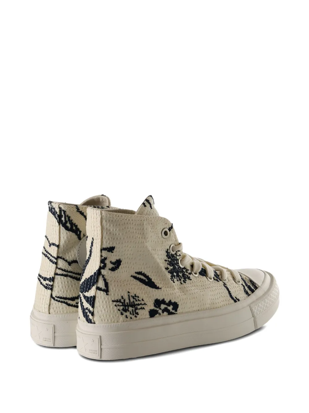 Converse Patterned-detail High-top Sneakers In Neutral