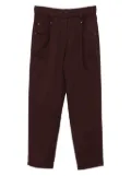 Brunello Cucinelli elasticated-waist pocket trousers - Brown