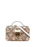 Gucci Pre-Owned 2016-2025 Mini GG Supreme Berry Padlock satchel - Brown