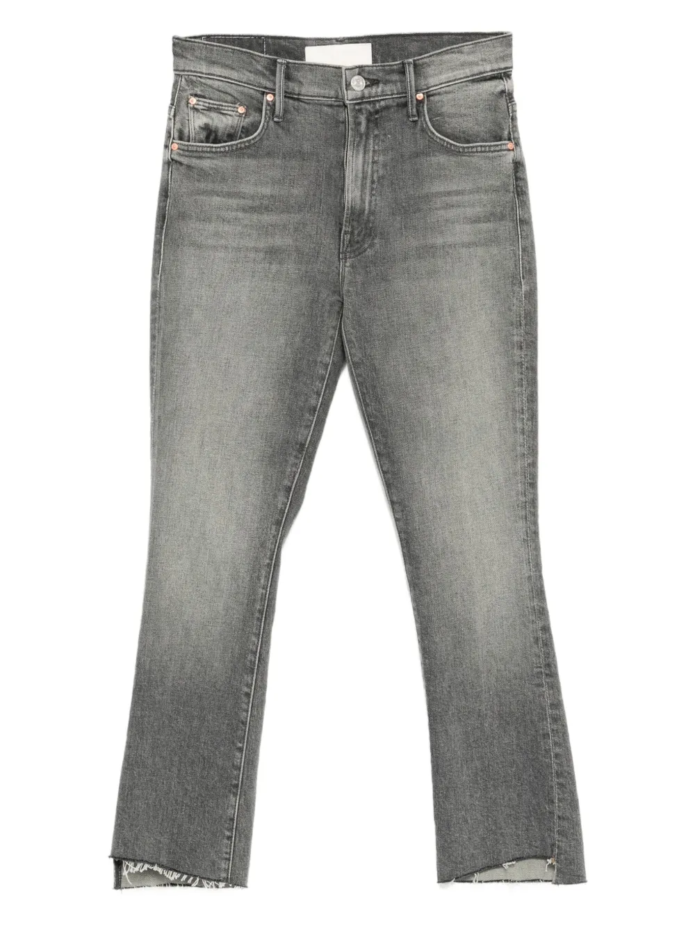 MOTHER The Insider Crop Step Fray ジーンズ - グレー MOTHER The Insider Crop Step Fray ジーンズ - グレー