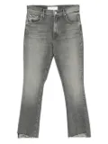 MOTHER Insider crop step fray jeans - Grey