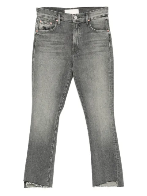 MOTHER Insider crop step fray jeans