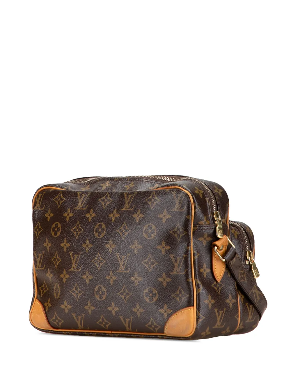 Pre-owned Louis Vuitton 2005 Monogram Nil Crossbody Bag In Brown