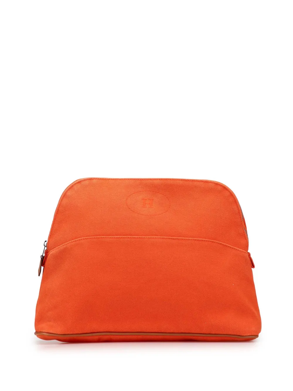 Hermès Pre-Owned 1990-2015 トワル ボリード トゥルース ドゥ ヴォワヤージュ GM コスメポーチ - オレンジ Hermès Pre-Owned 1990-2015 トワル ボリード トゥルース ドゥ ヴォワヤージュ GM コスメポーチ - オレンジ
