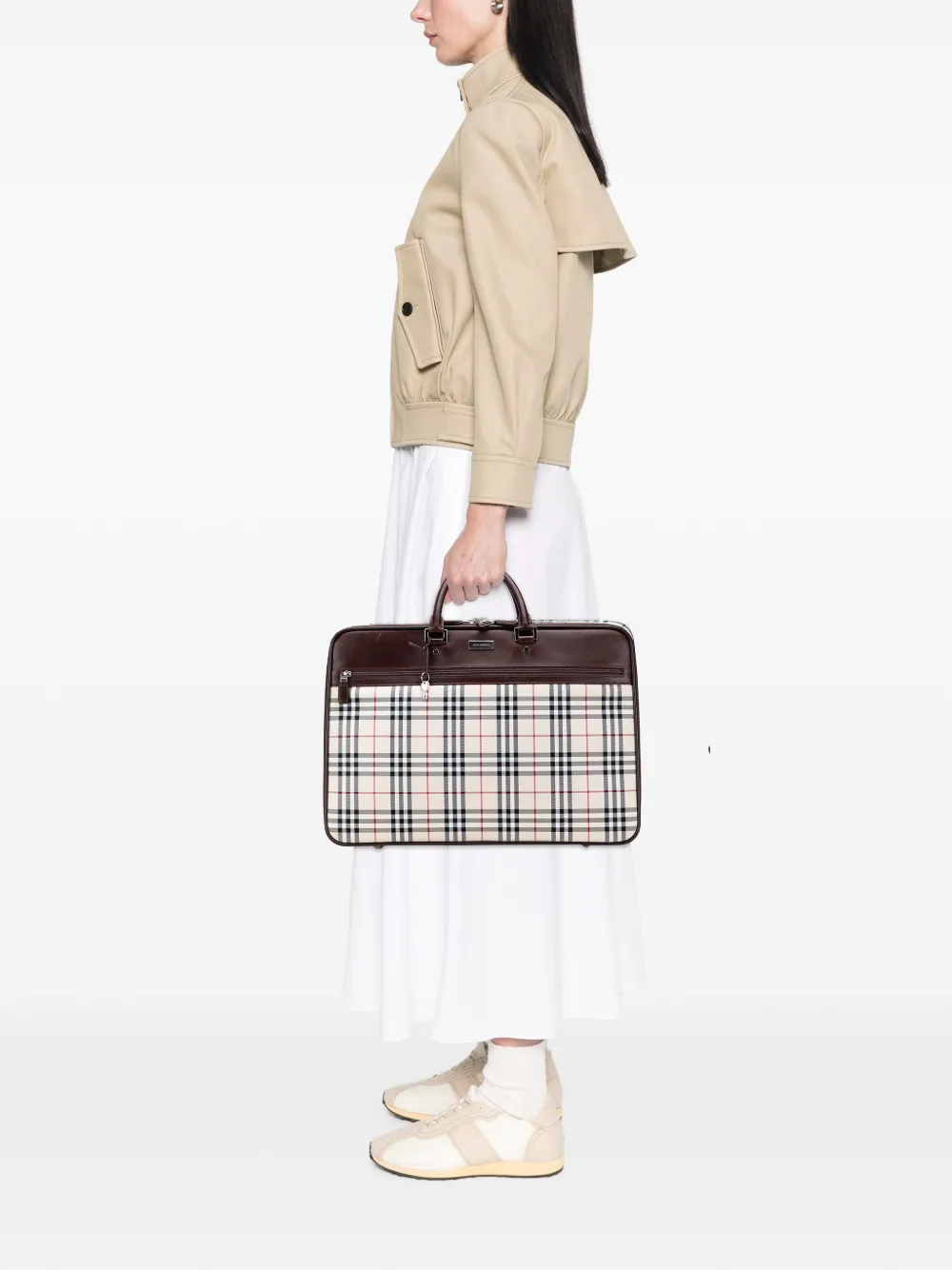 Burberry Pre-Owned 2000-2017 House Check Canvas travel bag | Pre-Owned | Image 2