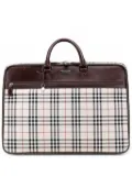 Burberry Pre-Owned 2000-2017 House Check Canvas travel bag - Brown