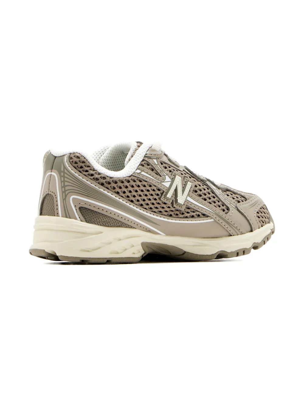 New Balance Kids 740 mesh-panel sneakers Brown