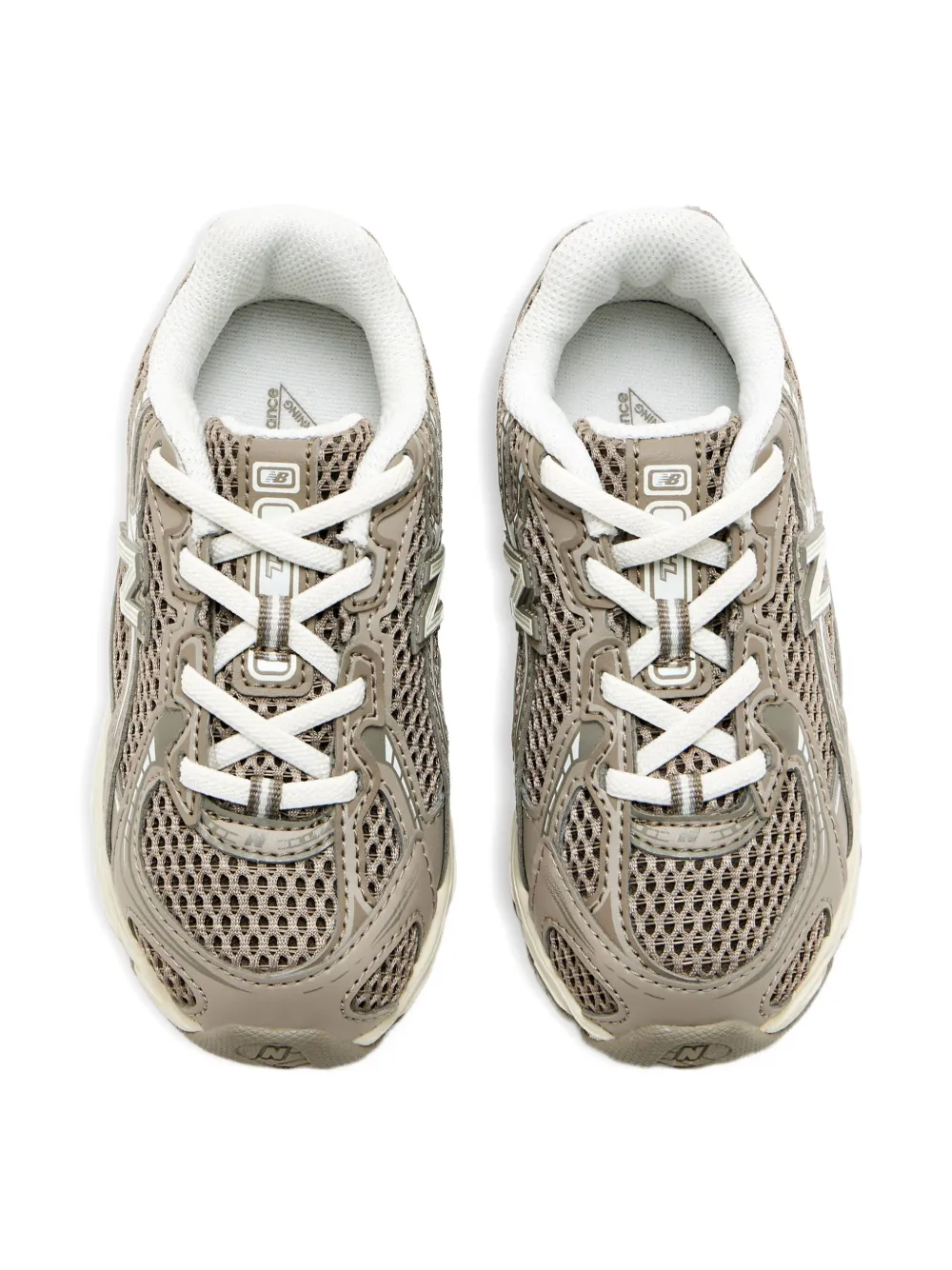 New Balance Kids 740 mesh-panel sneakers Brown