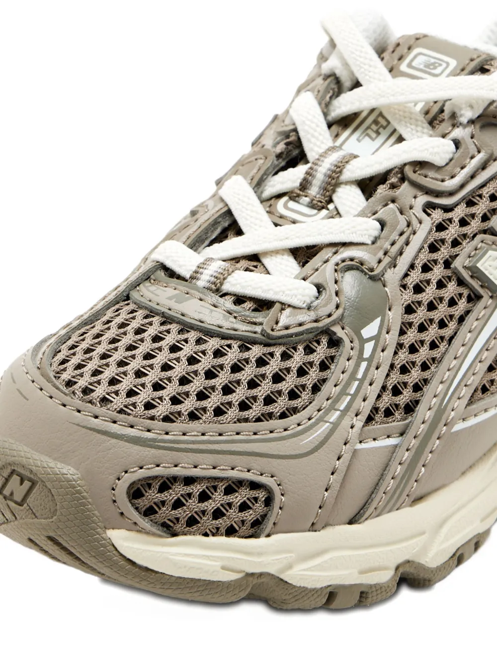 New Balance Kids 740 mesh-panel sneakers Brown