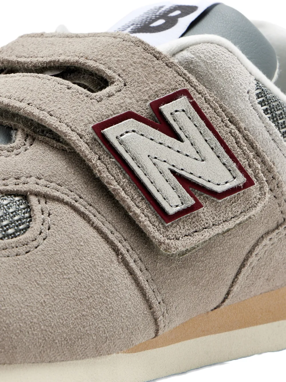 New Balance Kids 574 logo-detail sneakers Brown
