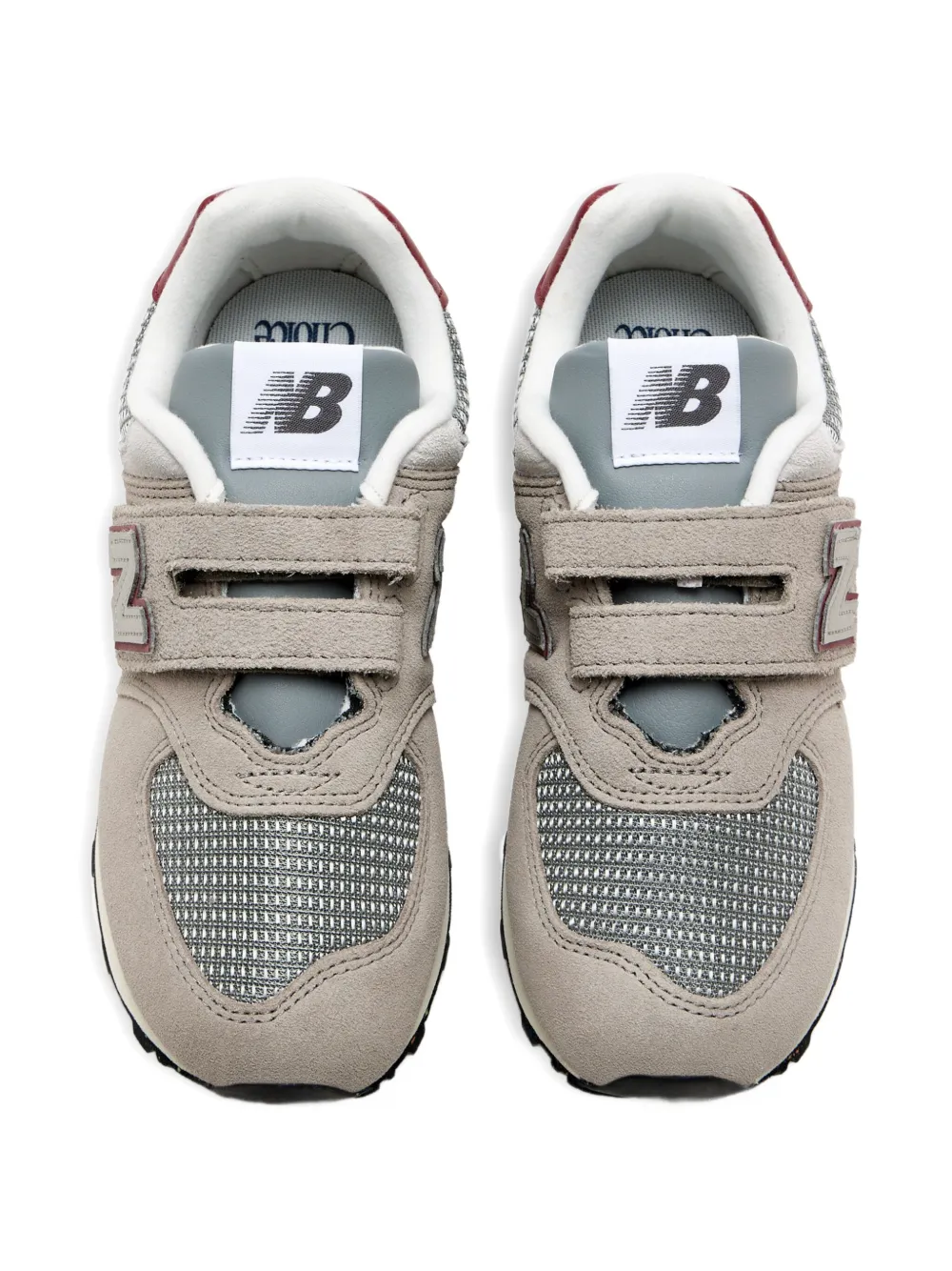 New Balance Kids 574 logo-detail sneakers Brown