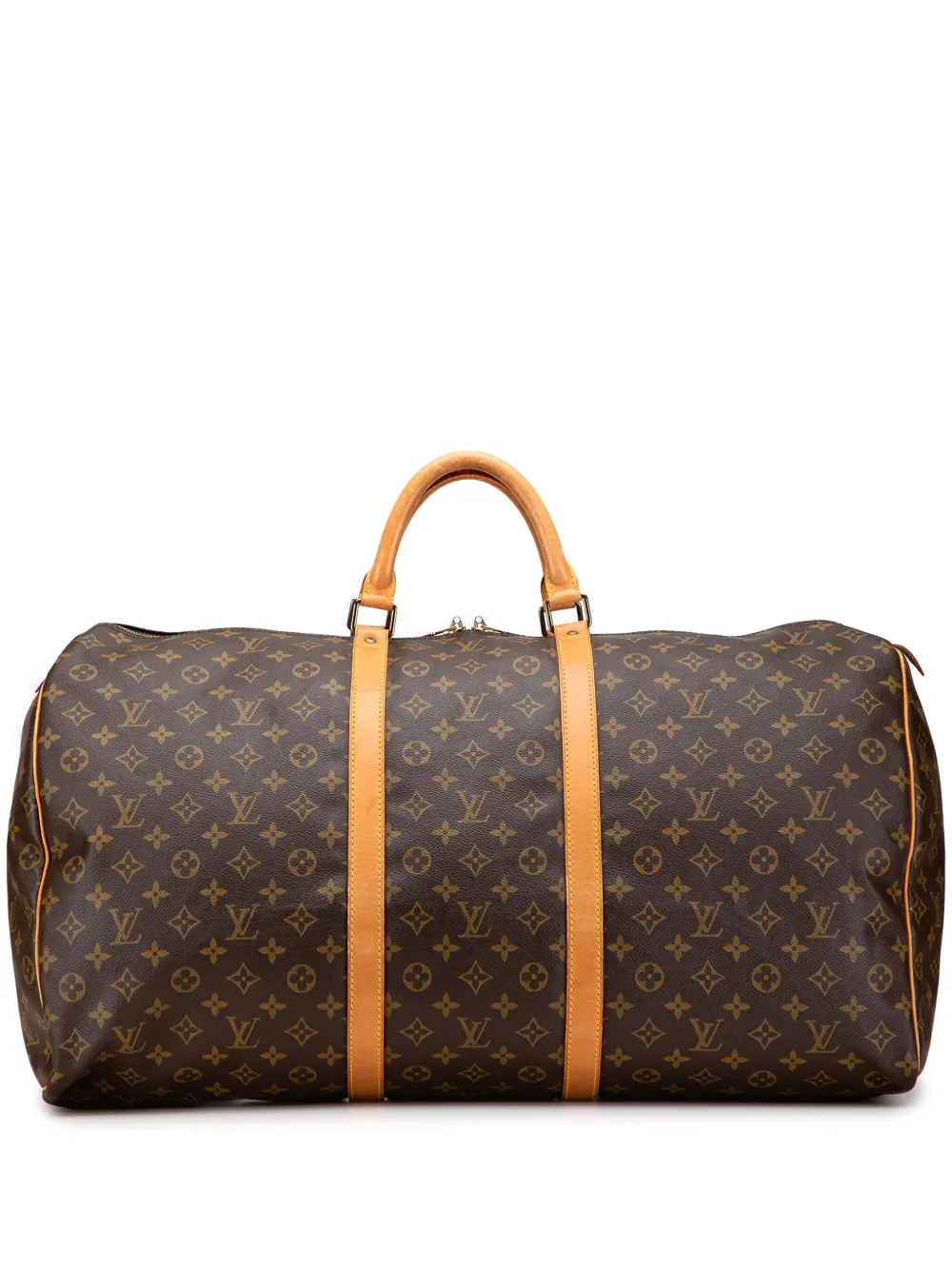 Louis Vuitton Pre-Owned 1990 Monogram Keepall 60 travel bag | Brown | Image 1