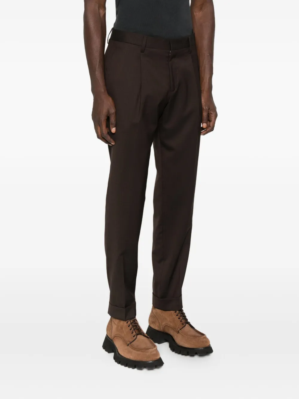 Briglia 1949 Tiberios broek met cuffs Bruin