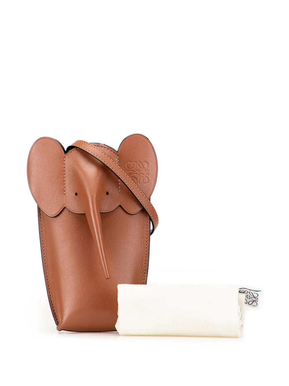 로에베 Pre-Owned 2022 레더 엘리펀트 포켓 크로스 백 3LE7BY9I29FUZ4ZA