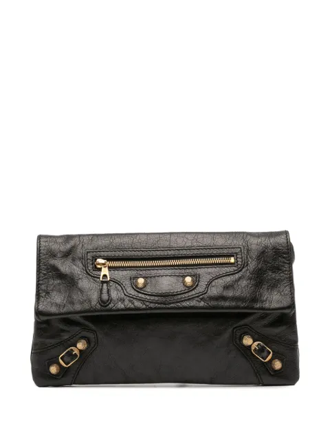 Balenciaga Pre-Owned شنطة كلاتش 'موتوكروس جاينت 12' جلد بتصميم مظروف 2013