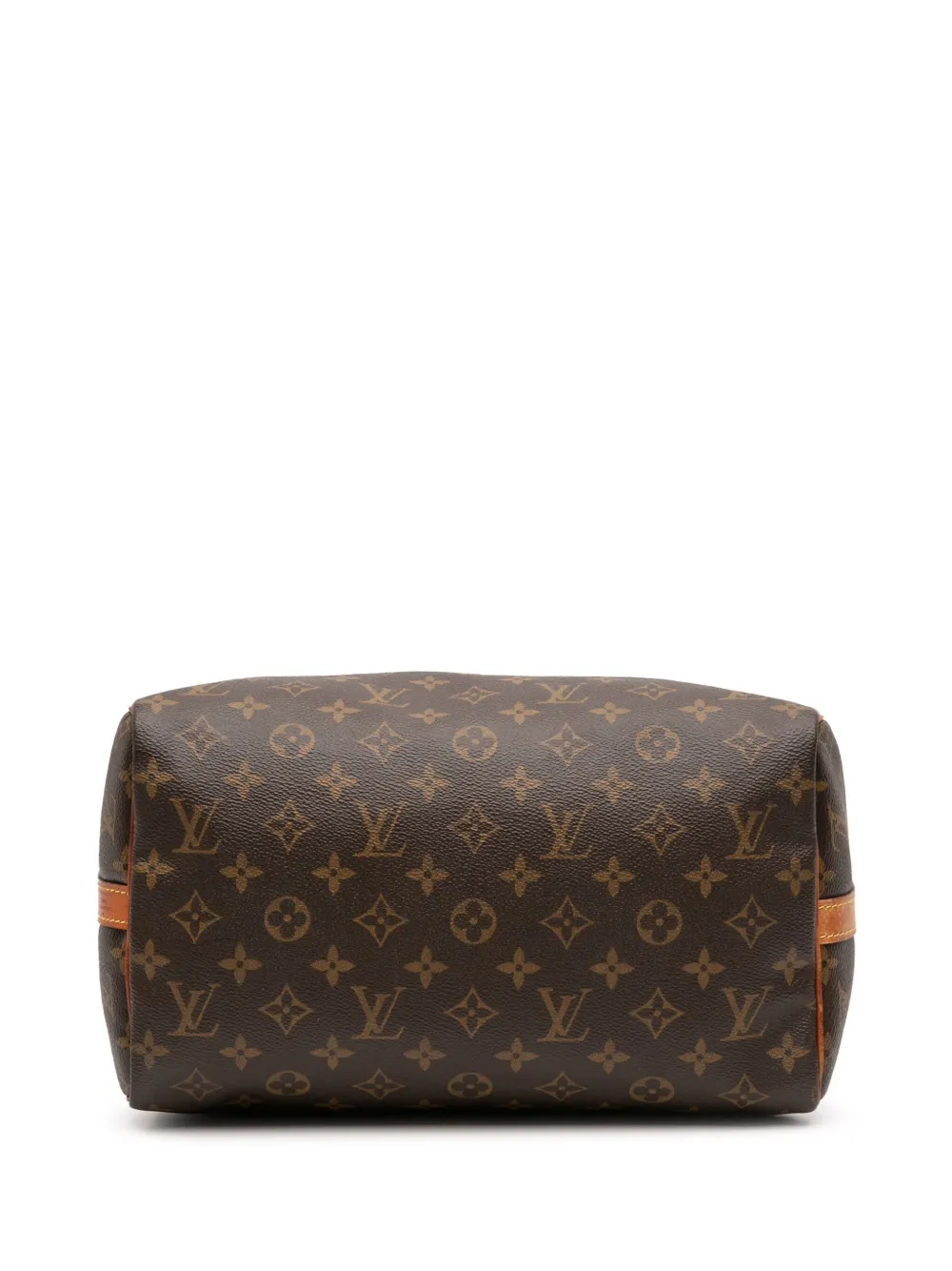 Pre-owned Louis Vuitton 2016 Monogram Speedy Bandouliere 30 Satchel In Brown