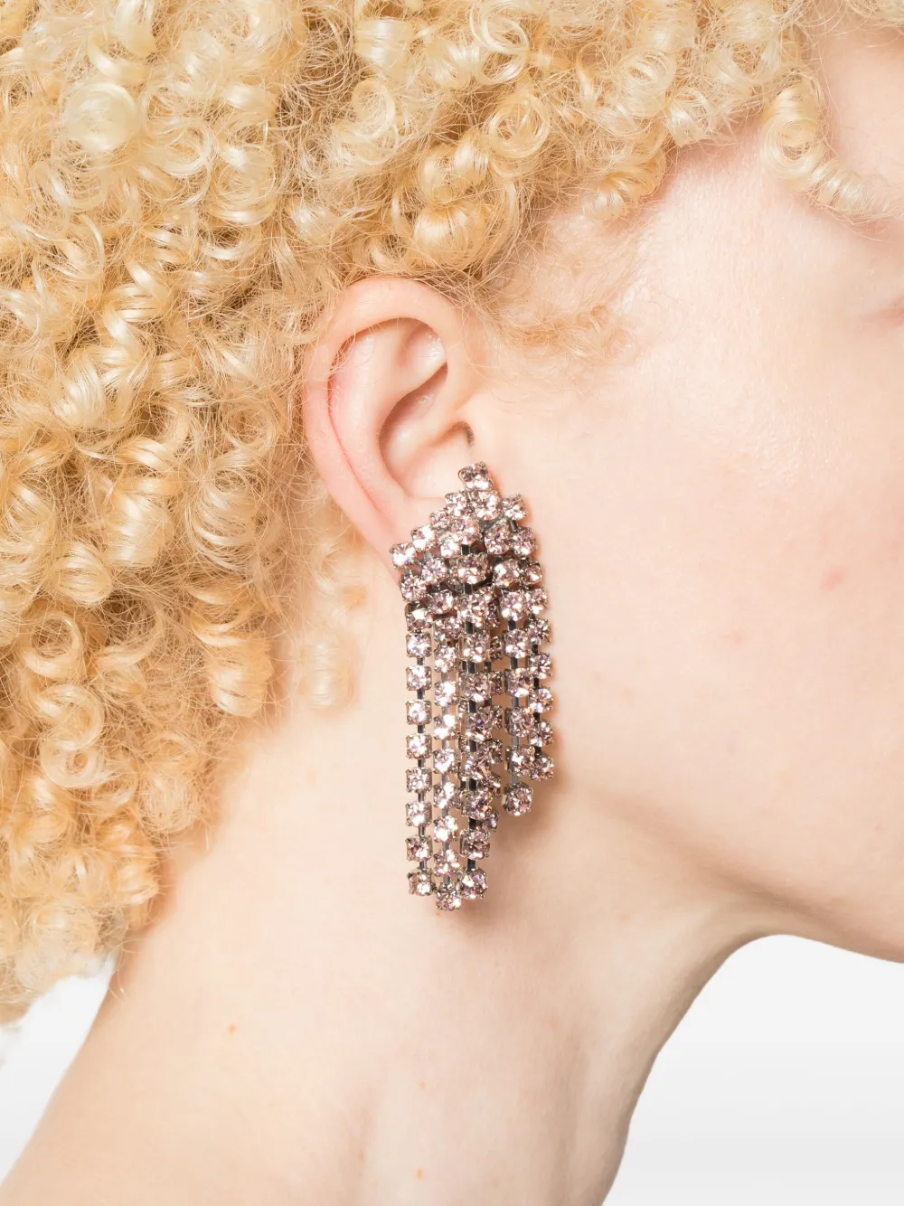 Helene Zubeldia crystal-embellished drop earring | Image 2